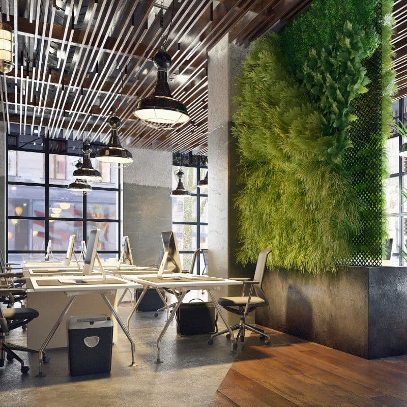 Beat the Heat: Why Green Spaces Matter in UAE Summers 2 office-greenwall