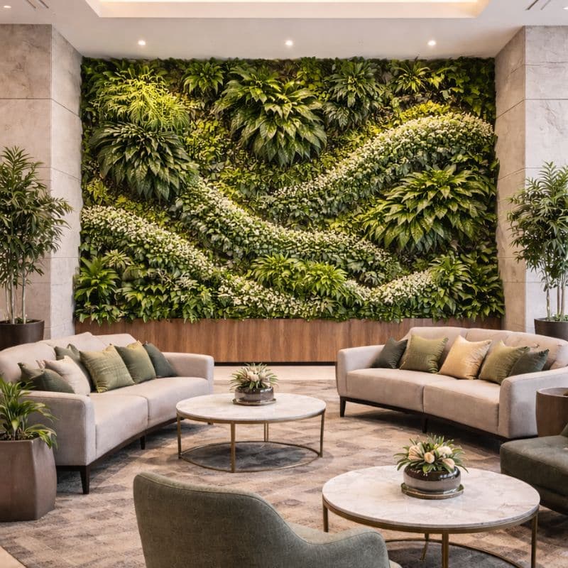 office-green-wall-design