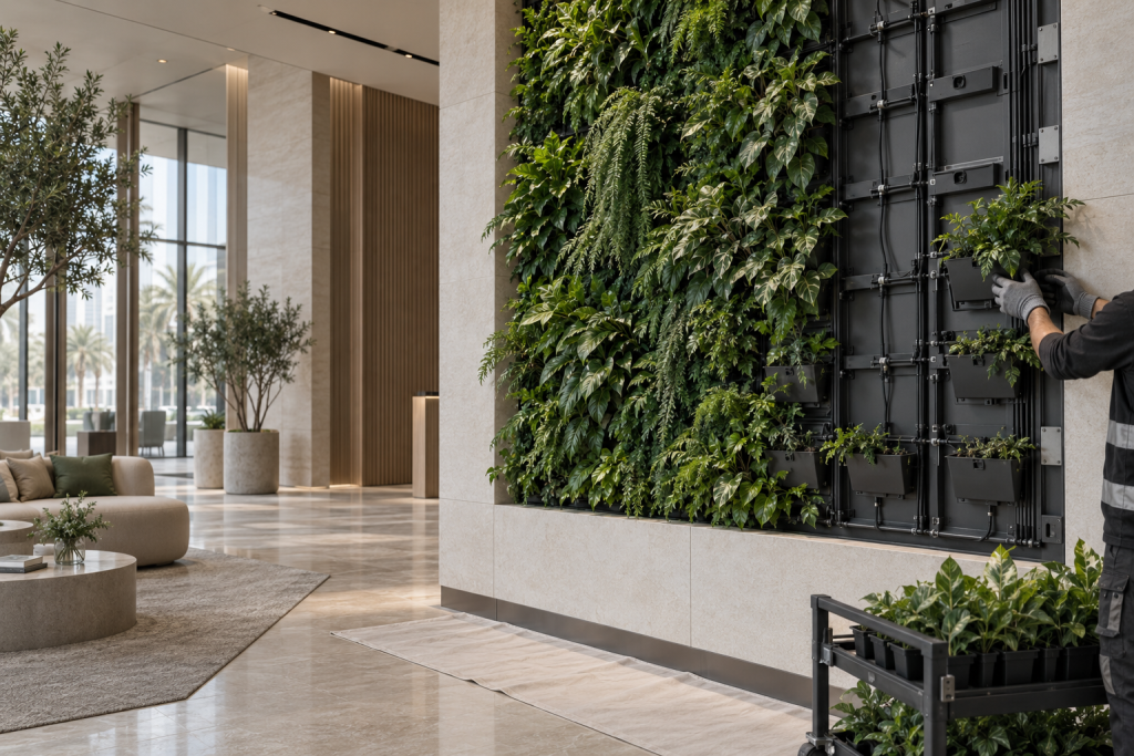 plantscapes green wall structure modules installation.jpg